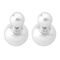 Серебряные серьги женские с жемчугом Majorica Fine silver, изображение 2