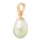 Золотая подвеска с жемчугом Majorica Charm&glow