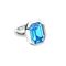 Серебряное кольцо c кристаллом Swarovski UNOde50 Ядро, Размер (мм): 17,3-17,7, изображение 2