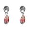 Серебряные серьги с муранским стеклом Ciclon Liquid