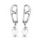Серебряные серьги женские с жемчугом UNOde50 Pearl & Match