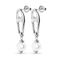 Серебряные серьги женские с жемчугом UNOde50 Pearl & Match, изображение 2