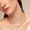 Золотое колье женское с цирконием UNOde50 Cosmos, изображение 4