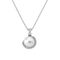 Серебряное колье с подвеской из органического жемчуга и фианитами  Majorica Exquisite